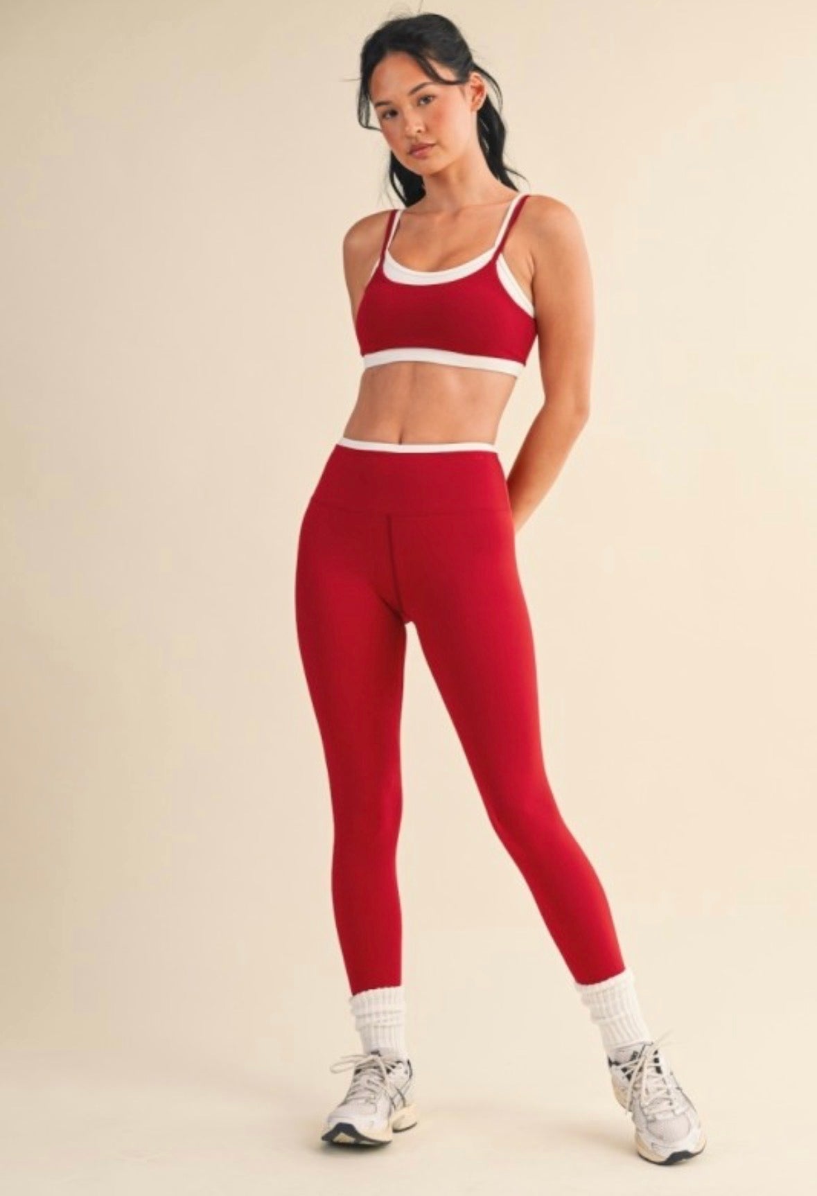 Layered Red Bra