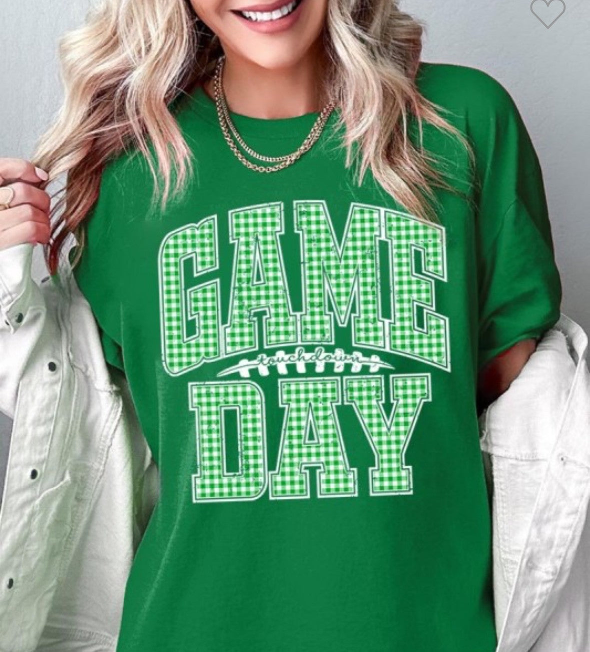 Kelly Green Gameday Shirt