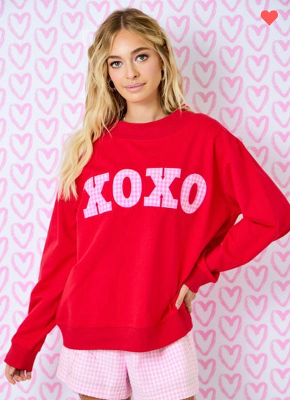 XOXO Mock Neck Top