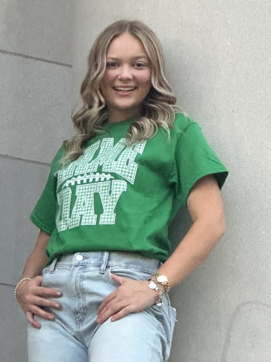 Kelly Green Gameday Shirt